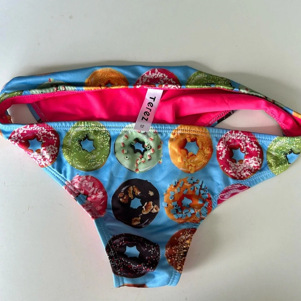 Terez swim bottoms only donuts sz 12 girls